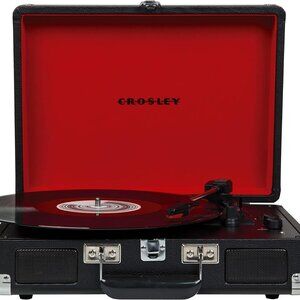 Crosley CR8005F Cruiser Plus Vintage 3 Speed Turntable Plus recorder